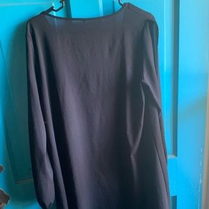 GUC Black blouse with slit arm details - XXL